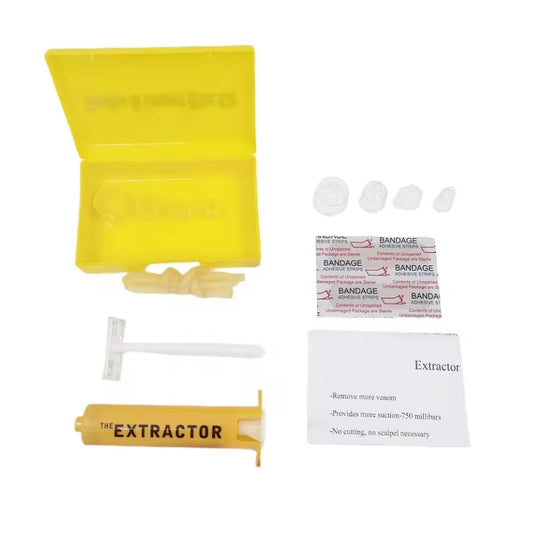 Extracteur venin par aspiration kit pompe 4 ventouses 27 mm