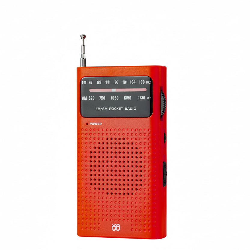Radio FM AM portable de poche Pointer avec prise casque, 2,5 W