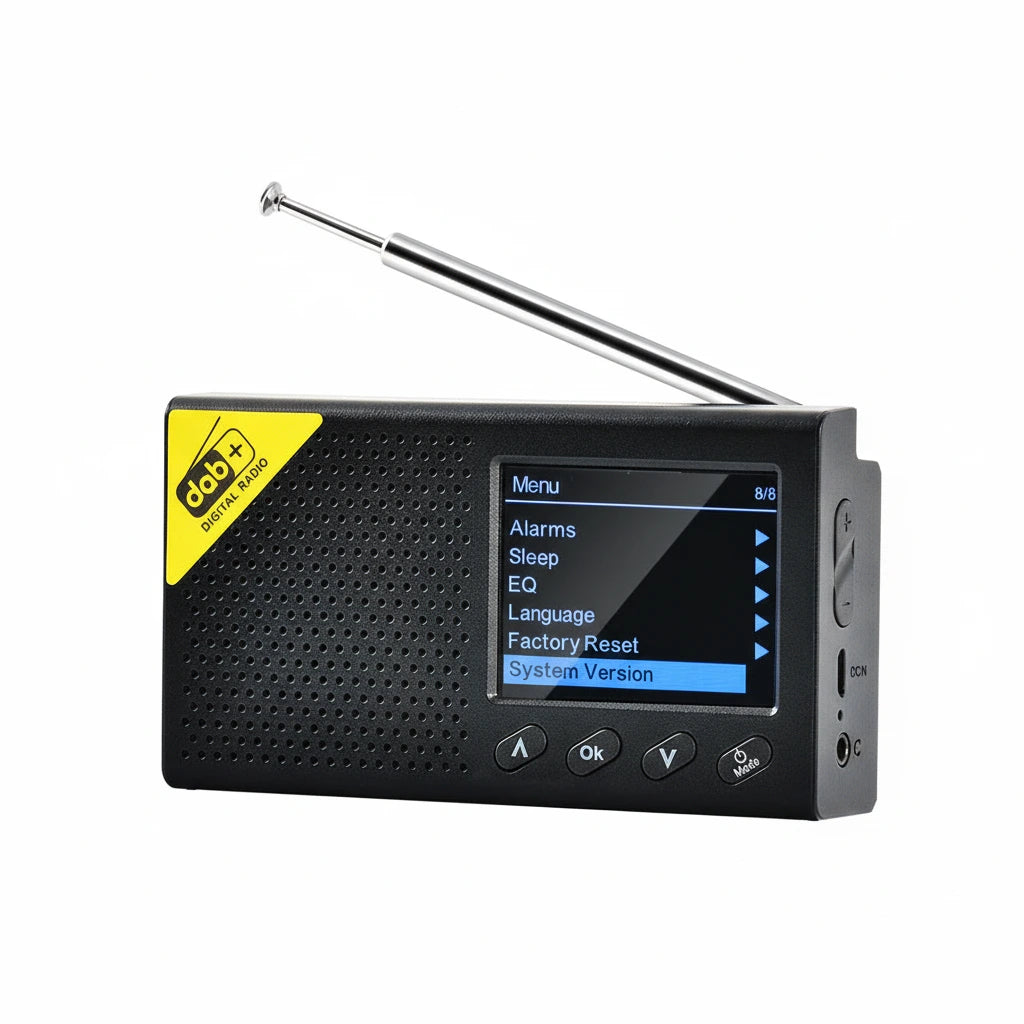 Radio DAB+ Bluetooth 5.0 DAB-PC1 stéréo, 20 présélections FM