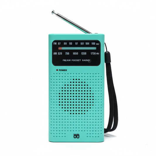 Radio FM AM portable de poche Pointer avec prise casque, 2,5 W