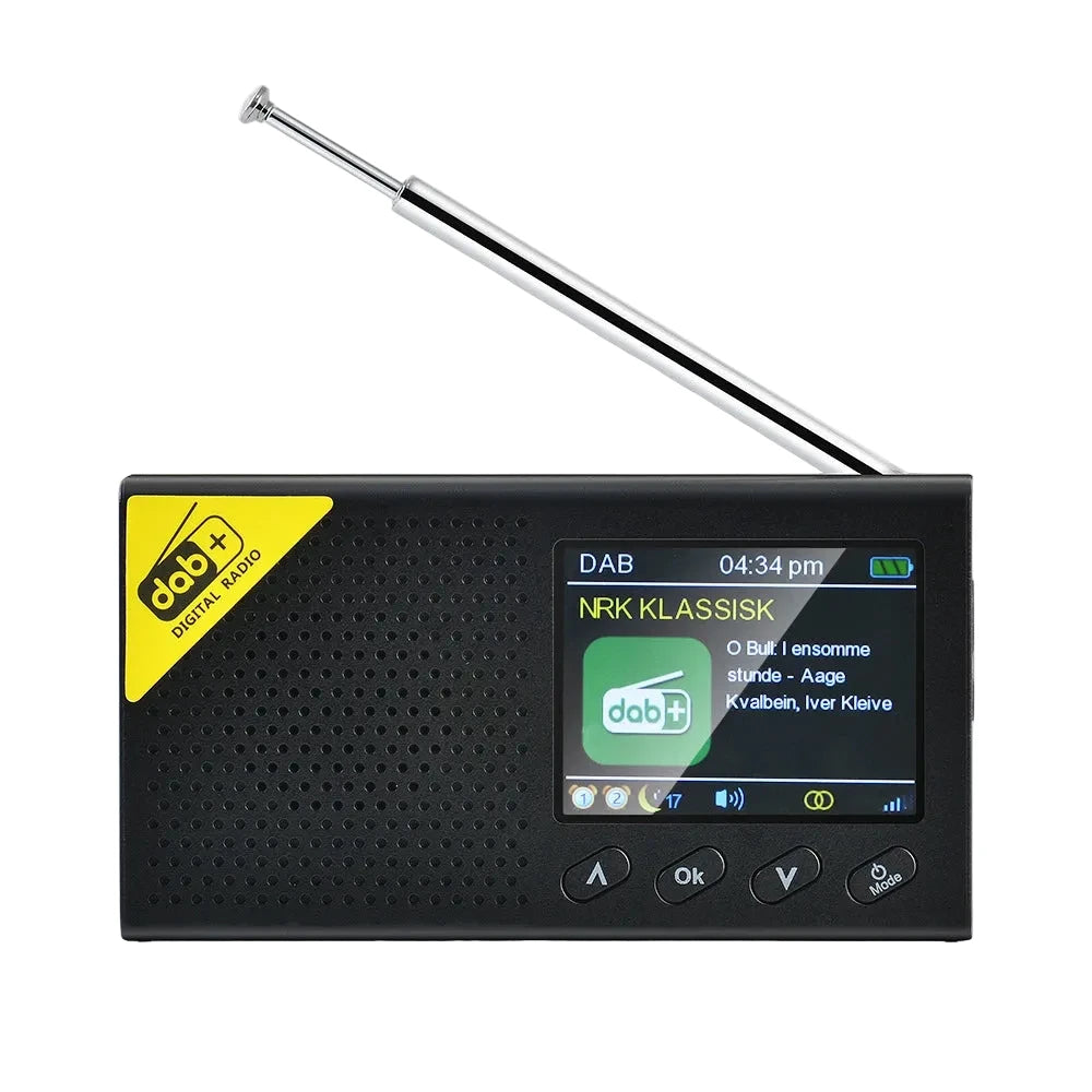 Radio DAB+ Bluetooth 5.0 DAB-PC1 stéréo, 20 présélections FM