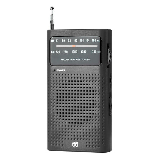 Radio FM AM portable de poche Pointer avec prise casque, 2,5 W
