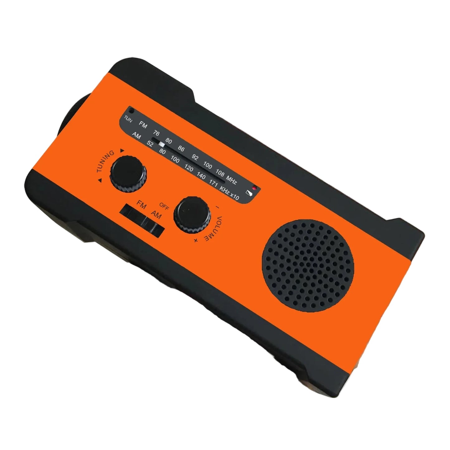 Radio d’urgence AM/FM/NOAA rechargeable USB, tuner analogique