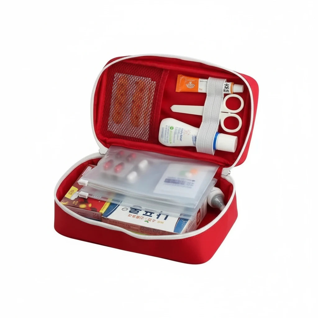 Trousse de premiers secours vide 600D étanche 23 × 15 × 7,5 cm