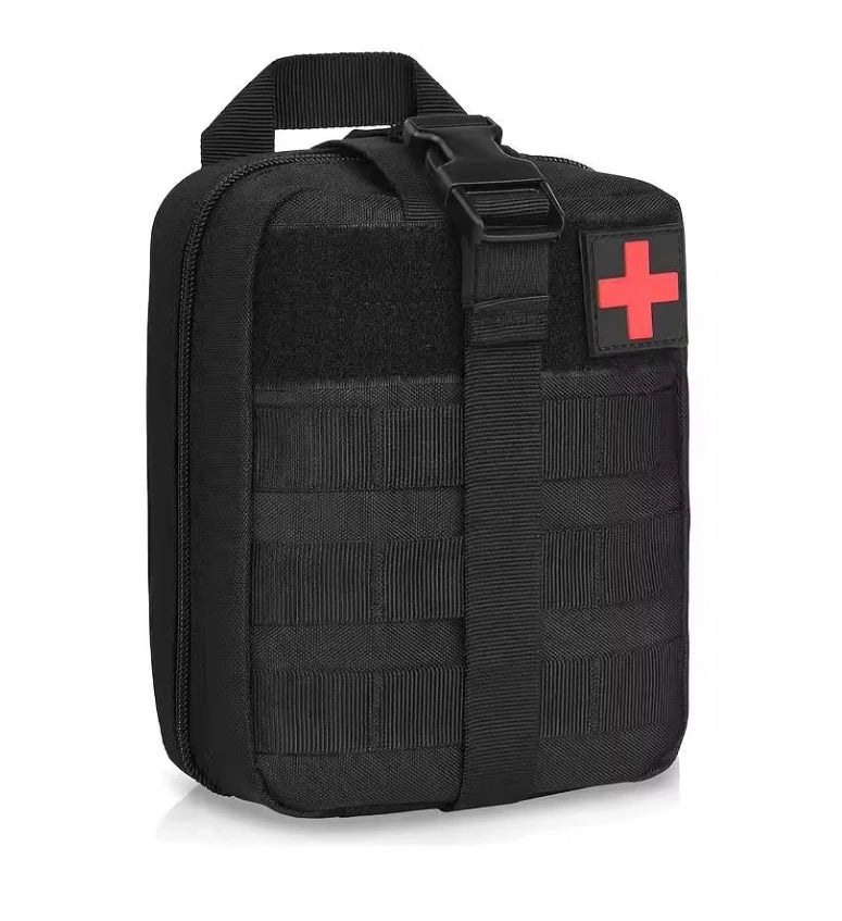 Kit de survie et premiers secours canvas compact avec pochette