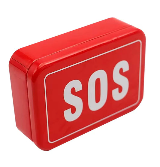Kit de survie SOS EDC en boîte métal avec multitool et boussole