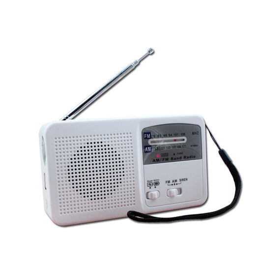 Radio d’urgence solaire à manivelle AM/FM, chargeur USB 5 V