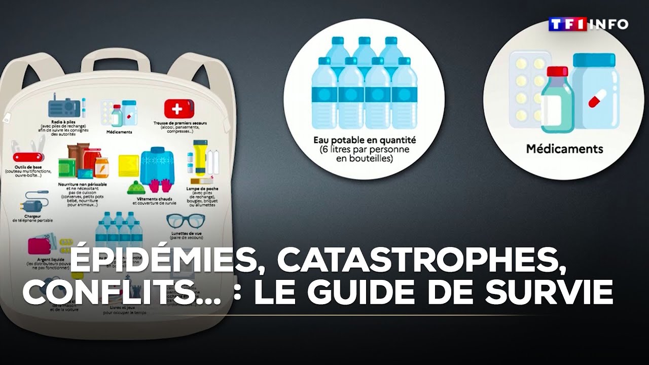 Charger la vidéo : Video expliquant ce que doit contenir le kit d'urgence du gouvernement.